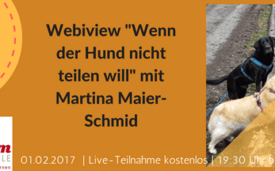 Webiview “Wenn der Hund nicht teilen will”